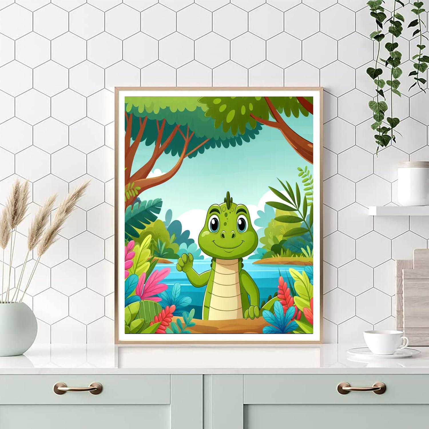 Inquisitive Iguana Expedition Paint By Number