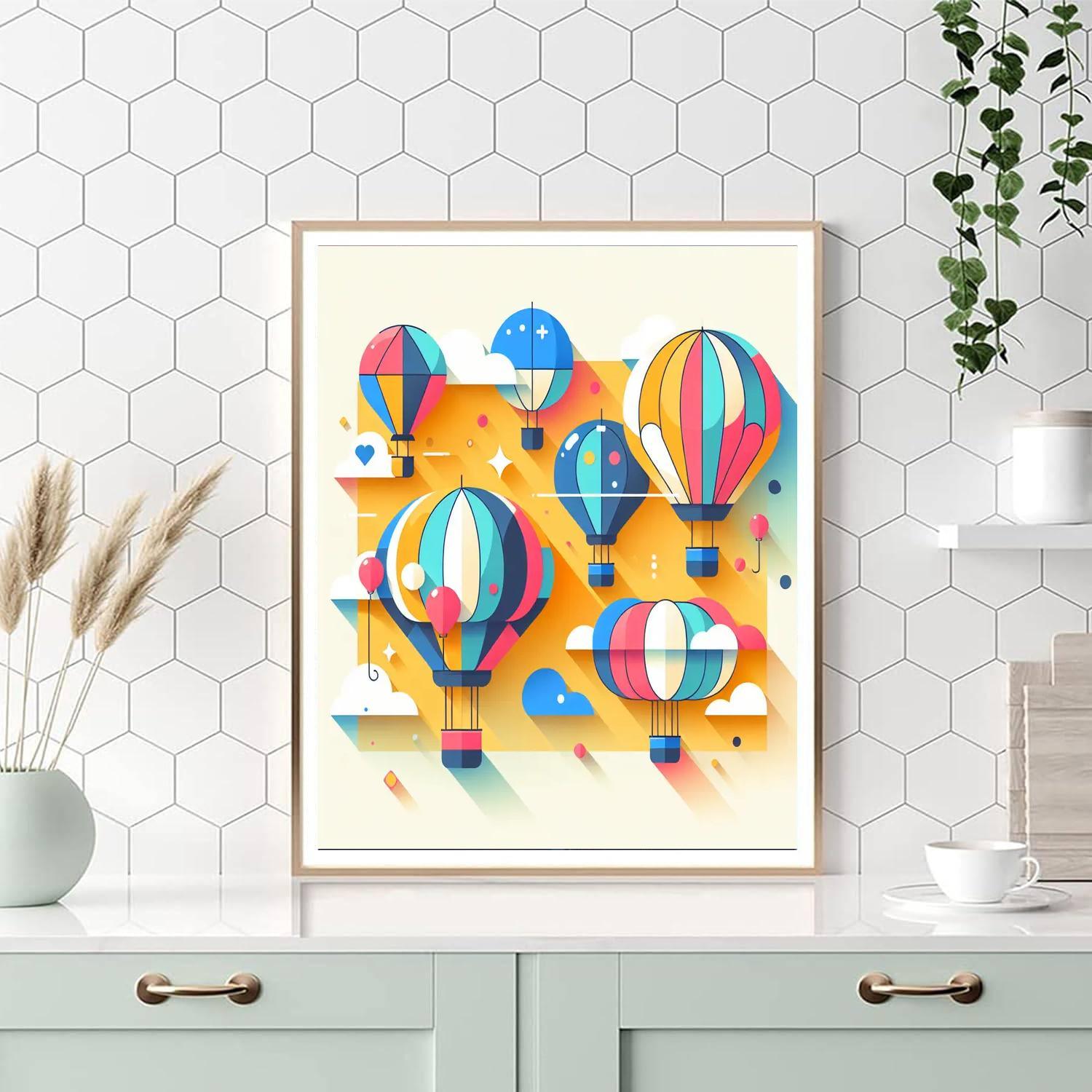 Ballooning Adventure Painting By Numbers Kit
