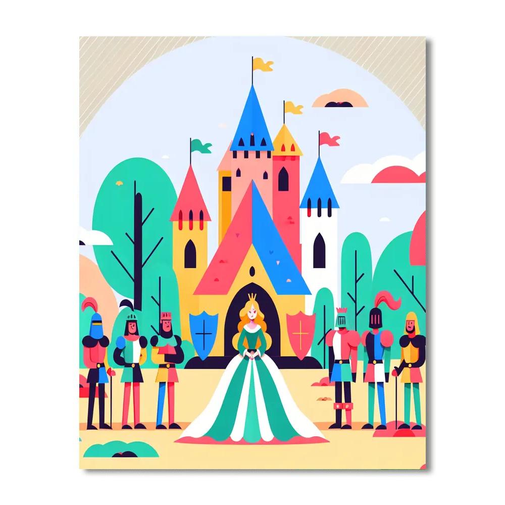 Castle Capers Number Painting