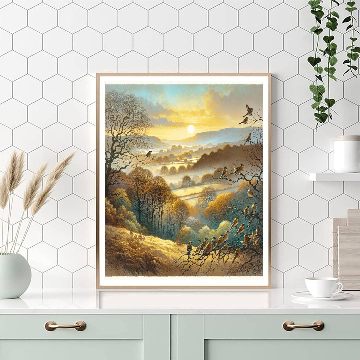 Birdsong Morning Bliss Painting By Numbers Kit