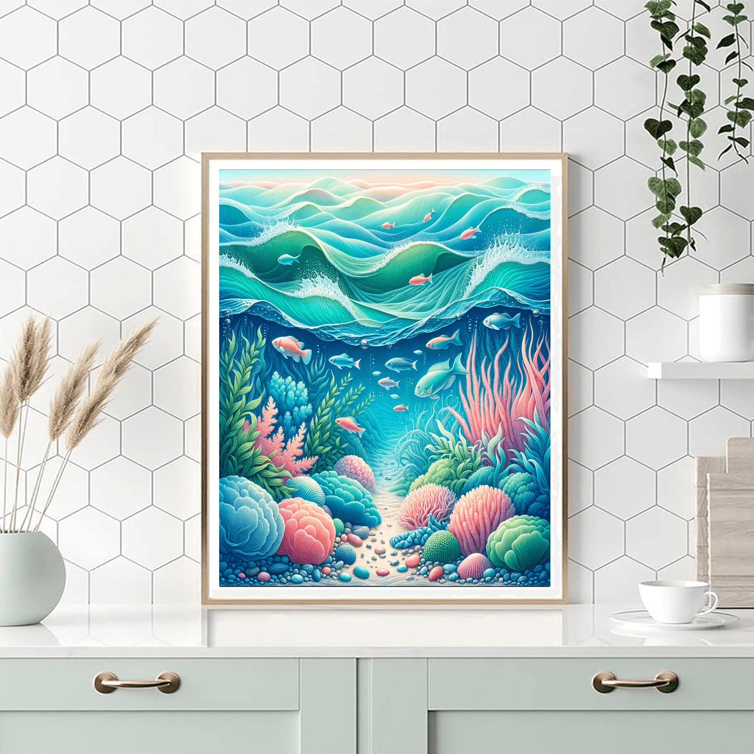 Aquatic Symphony Paint By Numbers Art