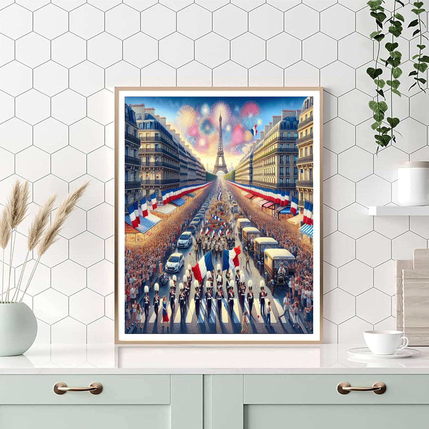 Bastille Day Celebrations - Paris, France Paint By Numbers