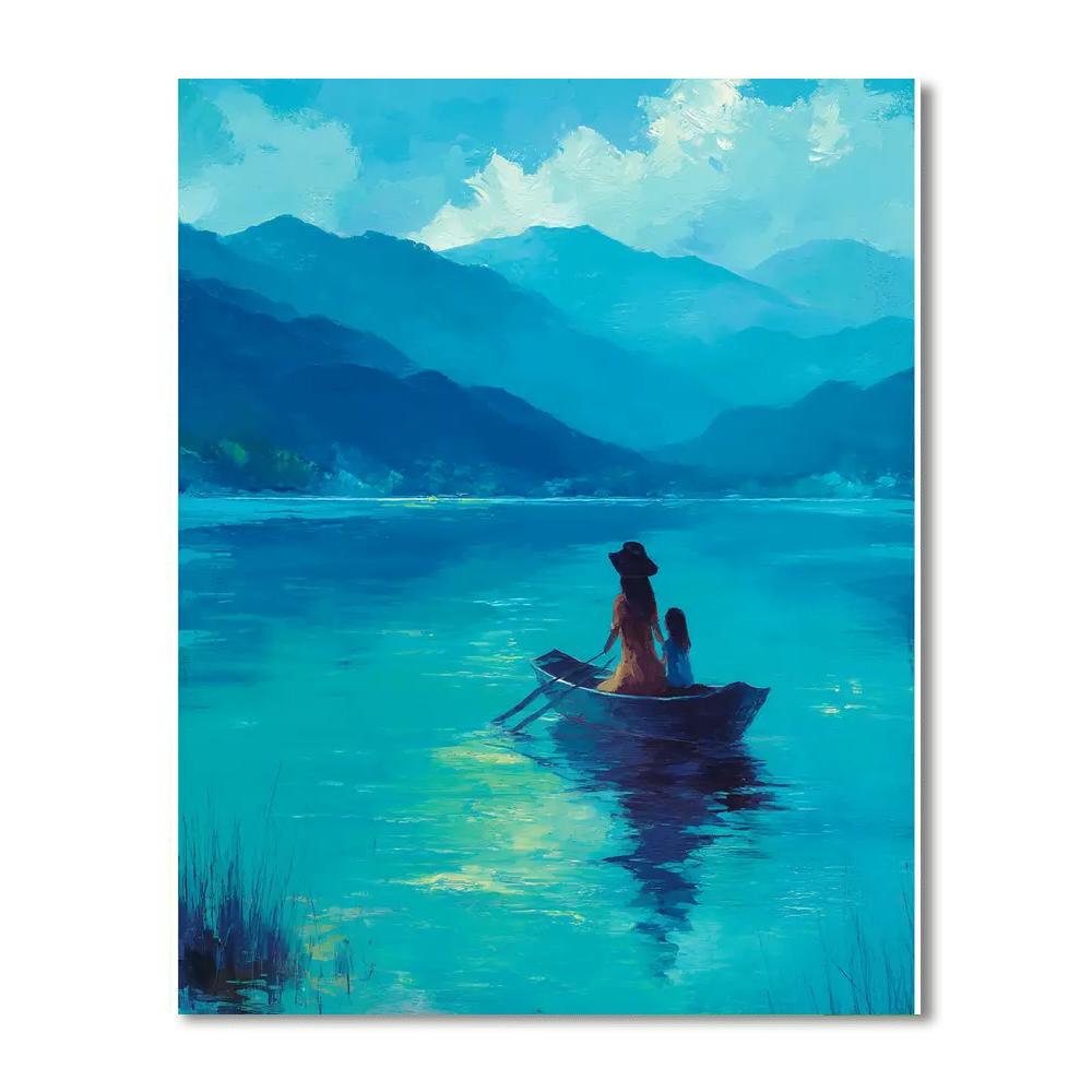 Joyful Journeys On Gentle Waters Painting Number Kit