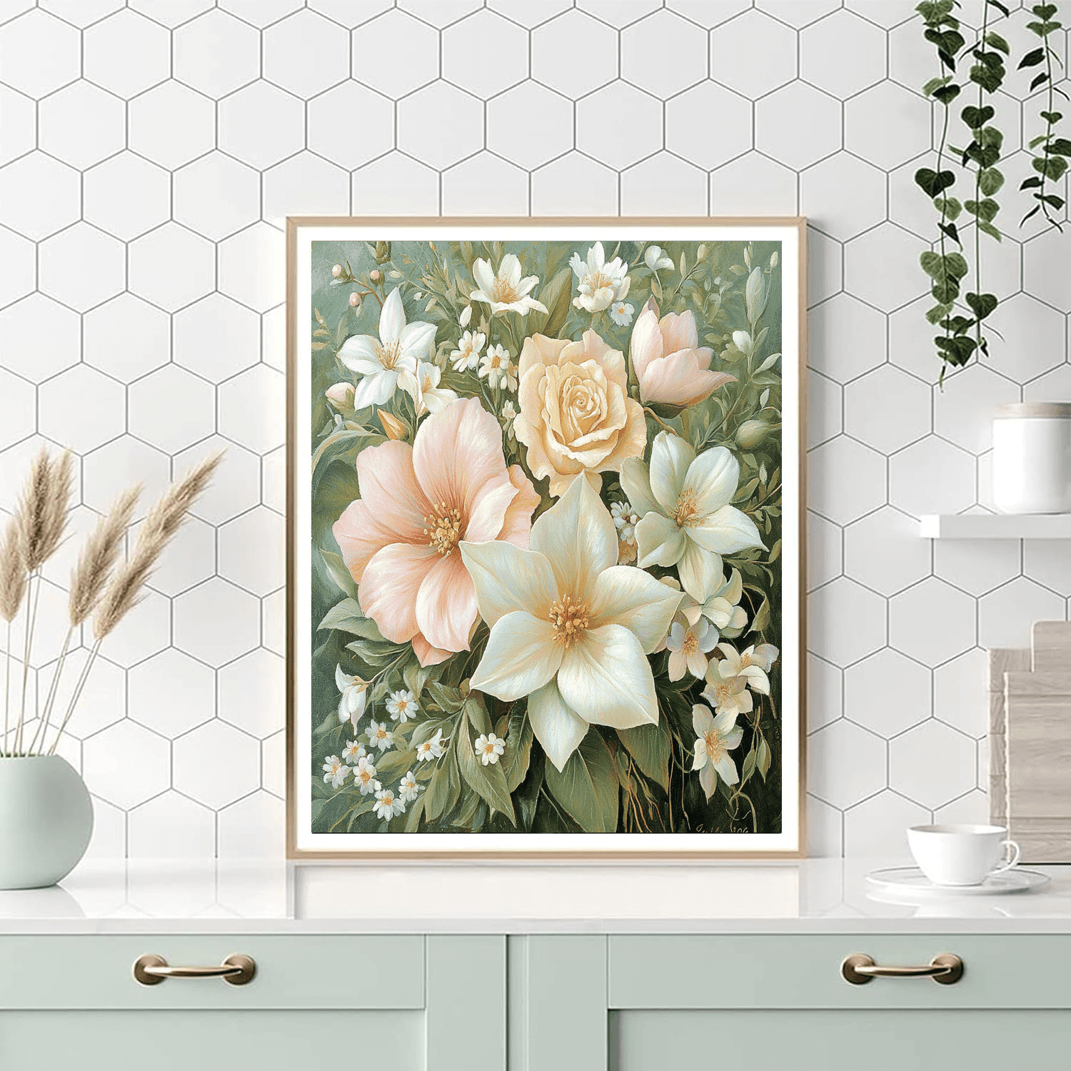 Sandro Botticelli Inspired Renaissance Blossom  Painting By Numbers Kit