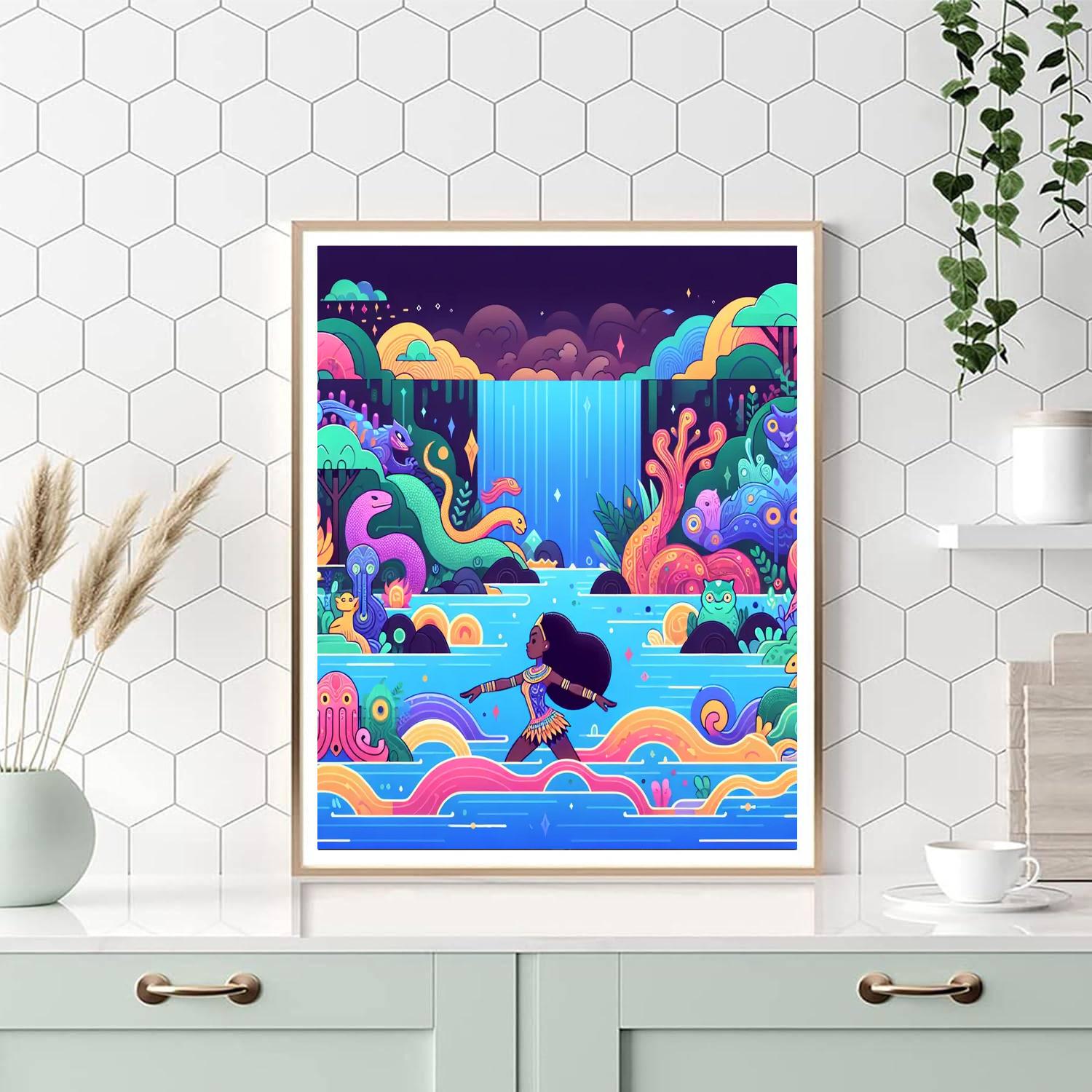 Enchanted River Expedition DIY Paint By Numbers