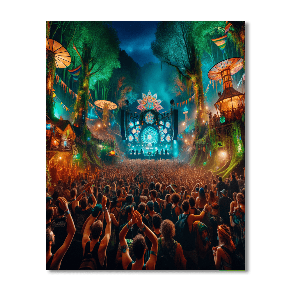 Shambhala Music Festival - British Columbia Numbered Painting Kits