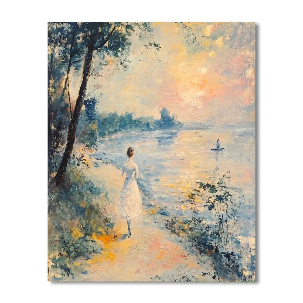 Edgar Degas Inspired Ethereal Dance Of Light  DIY Paint By Numbers