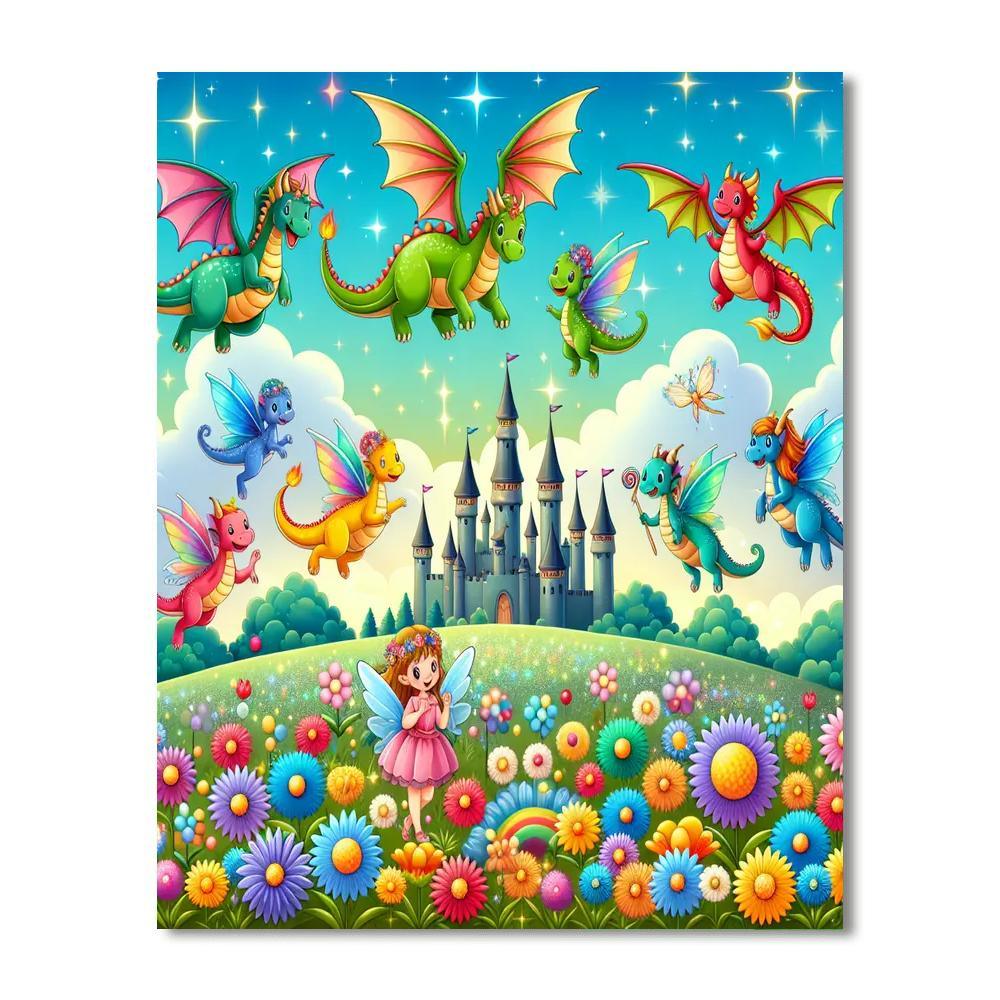 Magical Adventure Land Paint By Numbers Kits