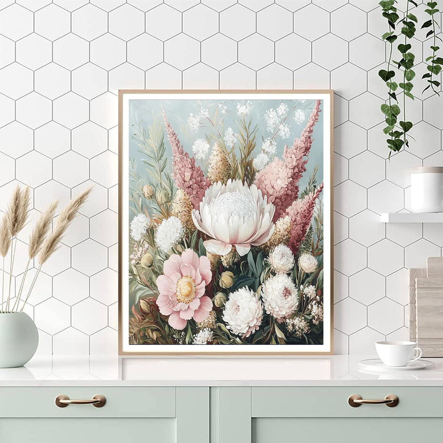 Redouté Inspired Botanical Garden  Paint By Number
