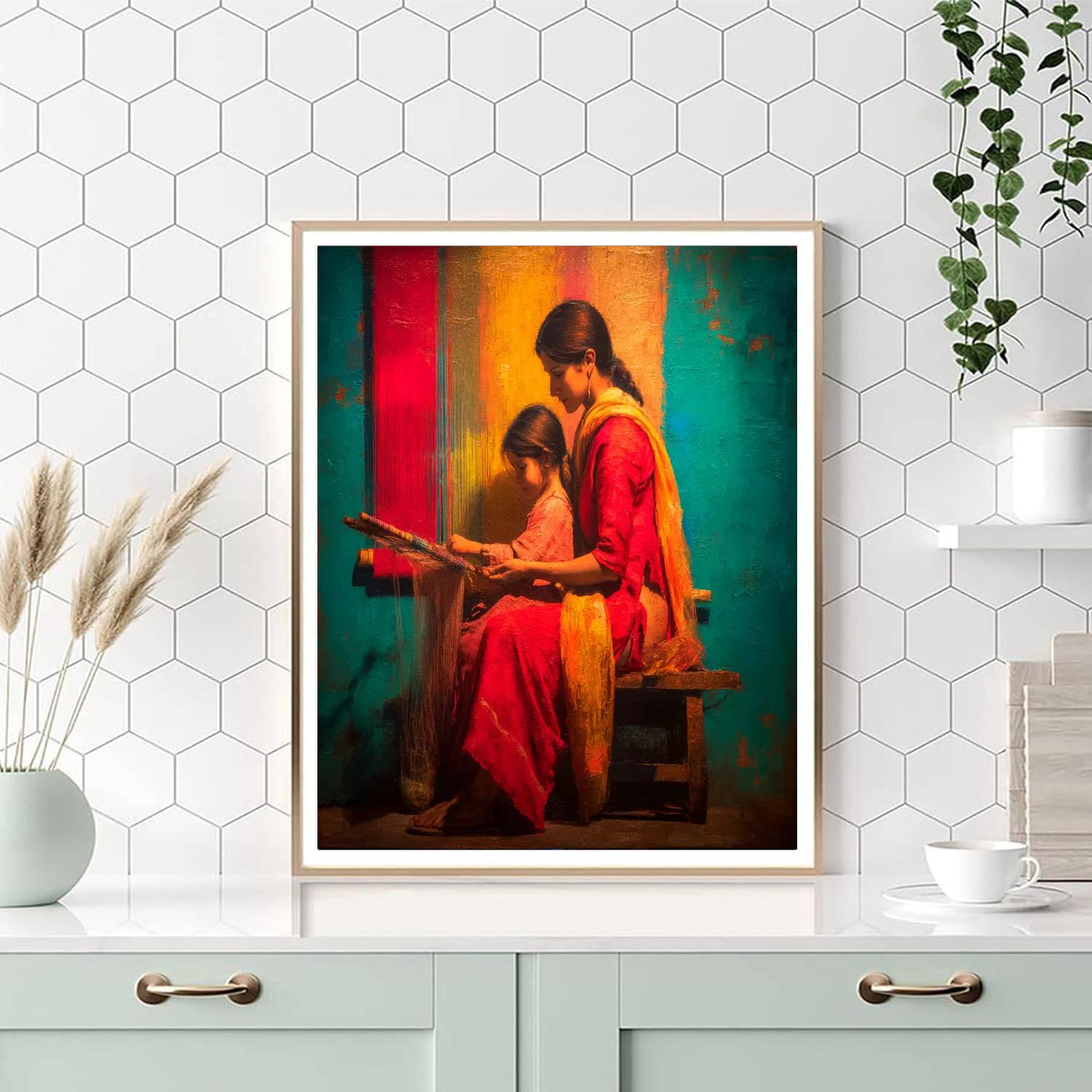 Threads Of Our Story Paint By Color