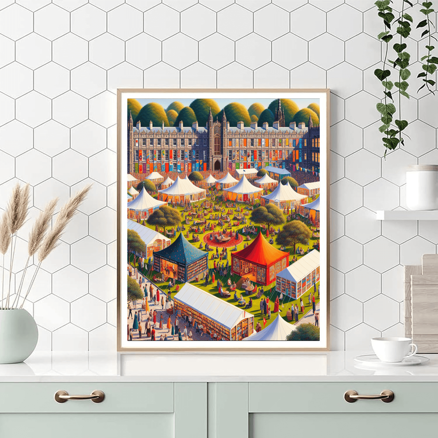 Edinburgh International Book Festival Number Painting