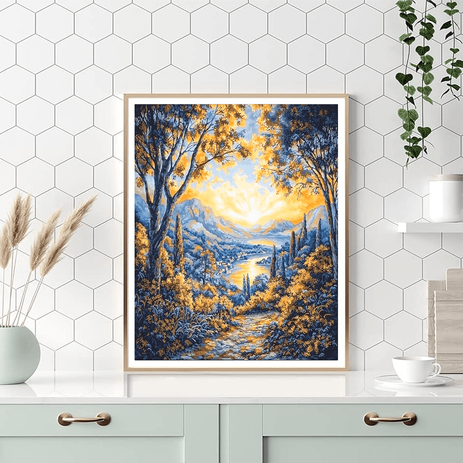 Leonardo Da Vinci Inspired Da Vinci's Renaissance Daydream  Painting By Numbers Kit