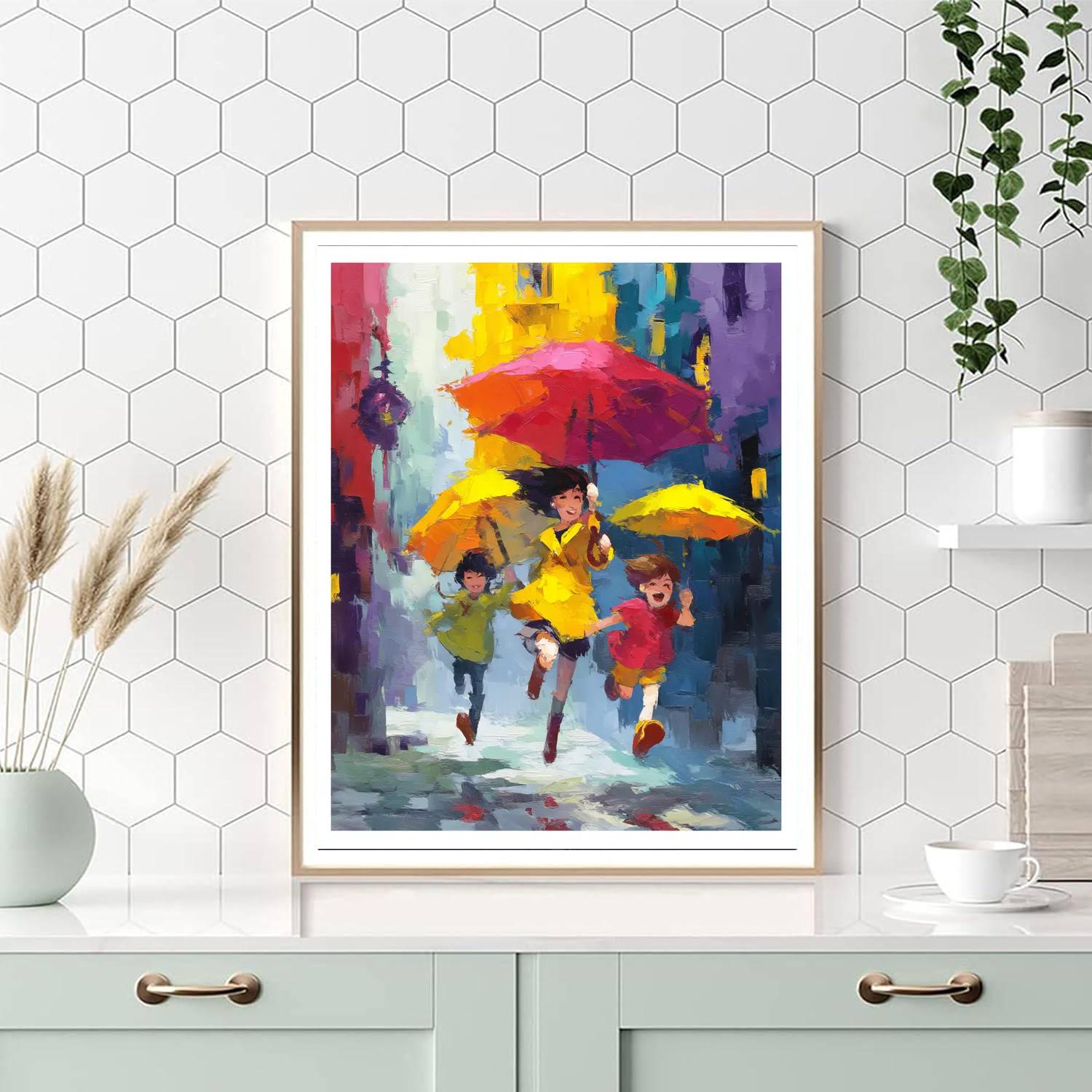 Happiness In Every Color DIY Paint By Numbers