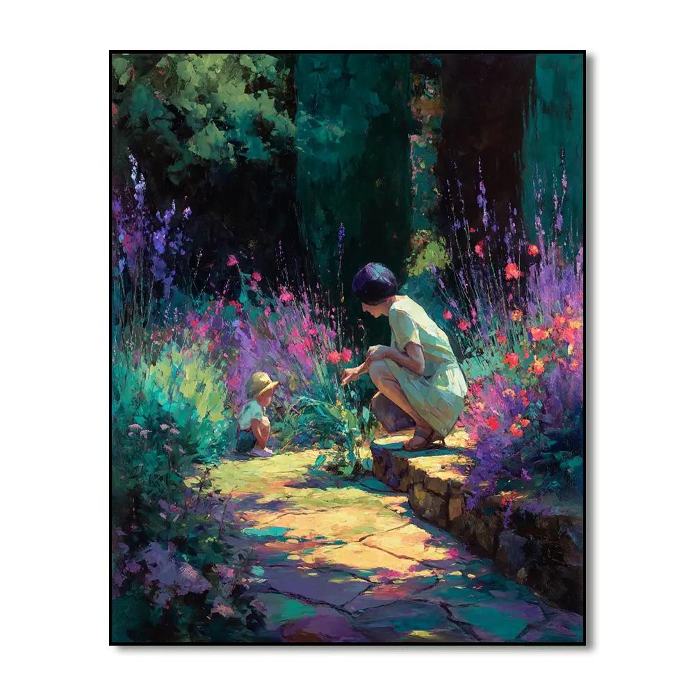 Garden Of Blossoming Bonds Painting Number Kit