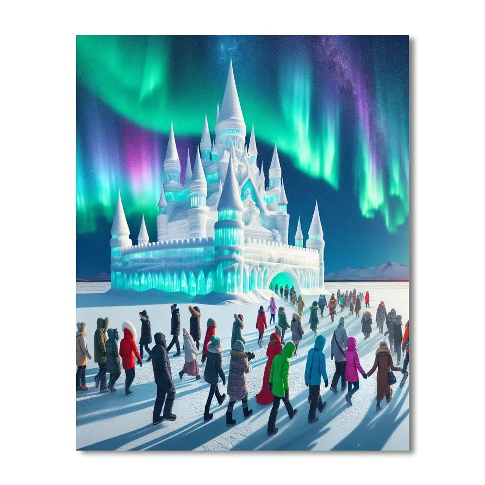 Snowking Winter Festival - Canada Painting Number Kit