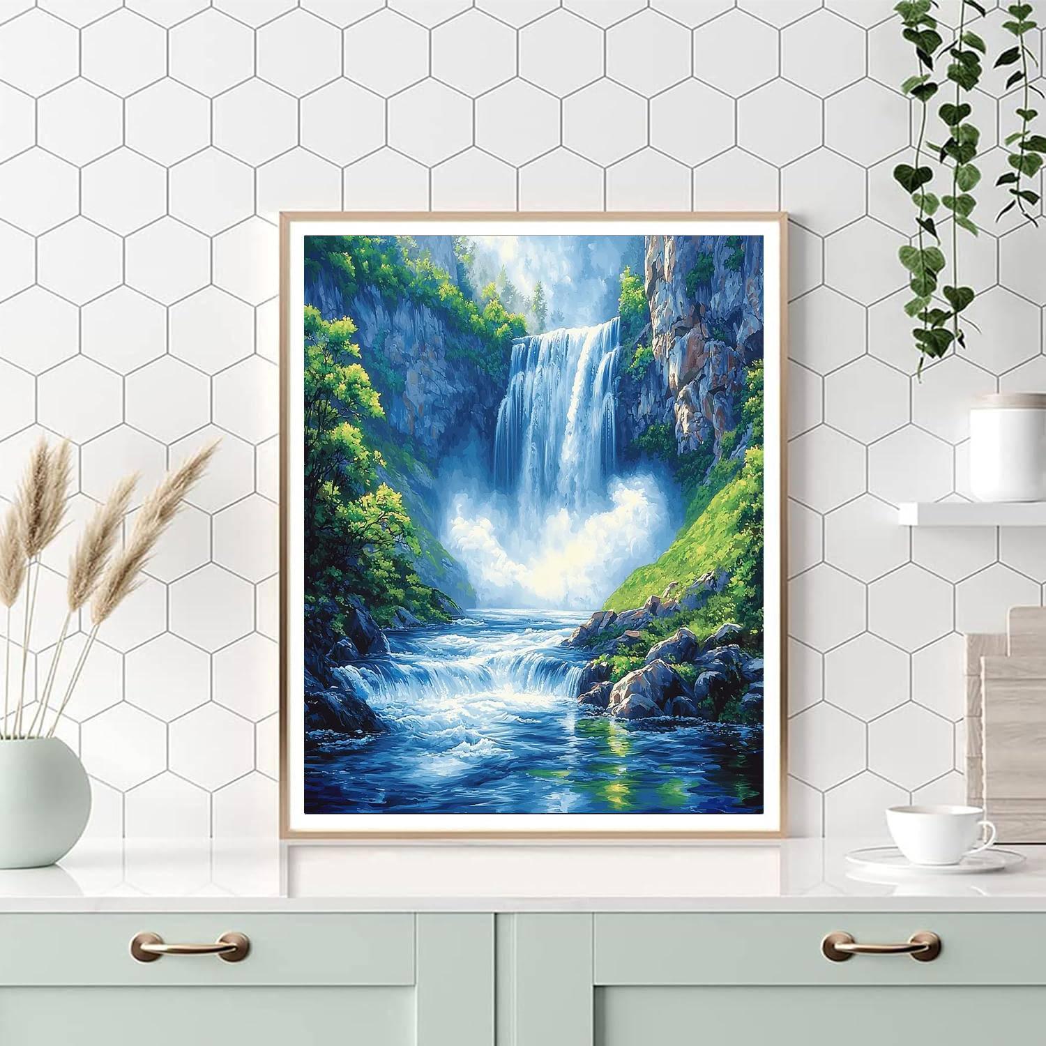 Victoria Falls - Zimbabwe Painting Number Kit