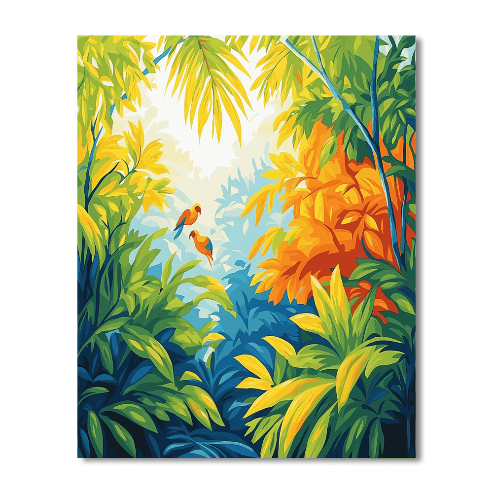 Paul Gauguin Inspired In The Heart Of The Jungle  Paint By Numbers Art