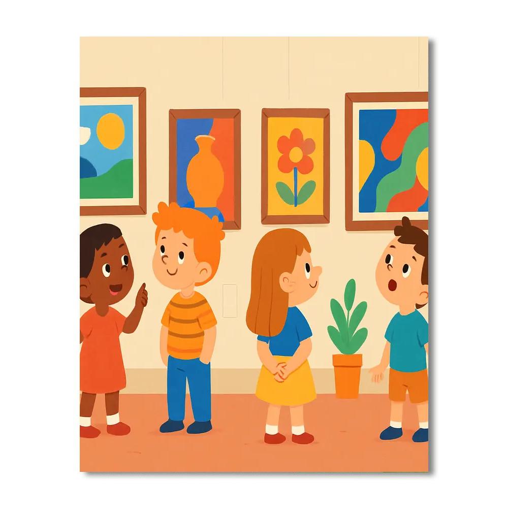 Art Gallery Adventure Paint By Number