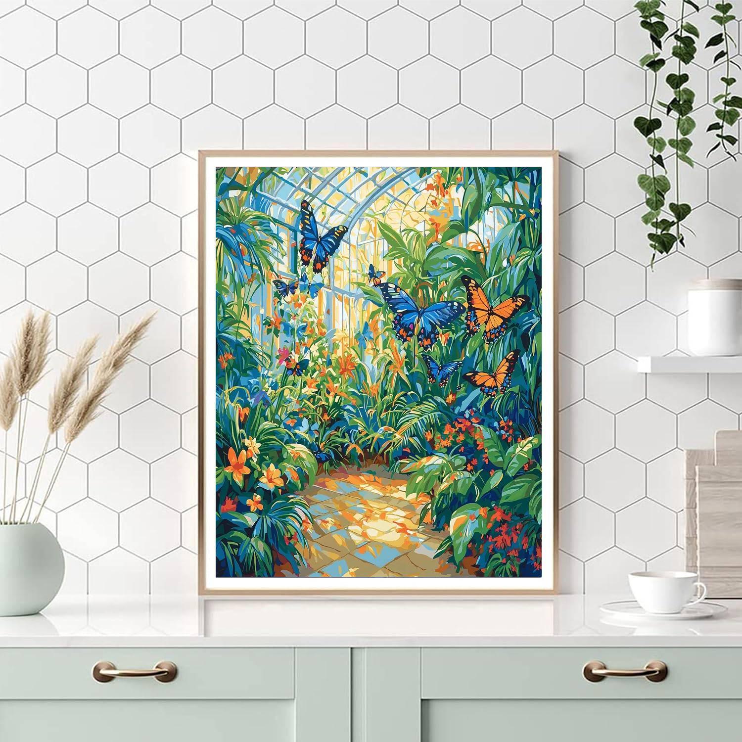 The Butterfly Conservatory - Key West Paint By Numbers