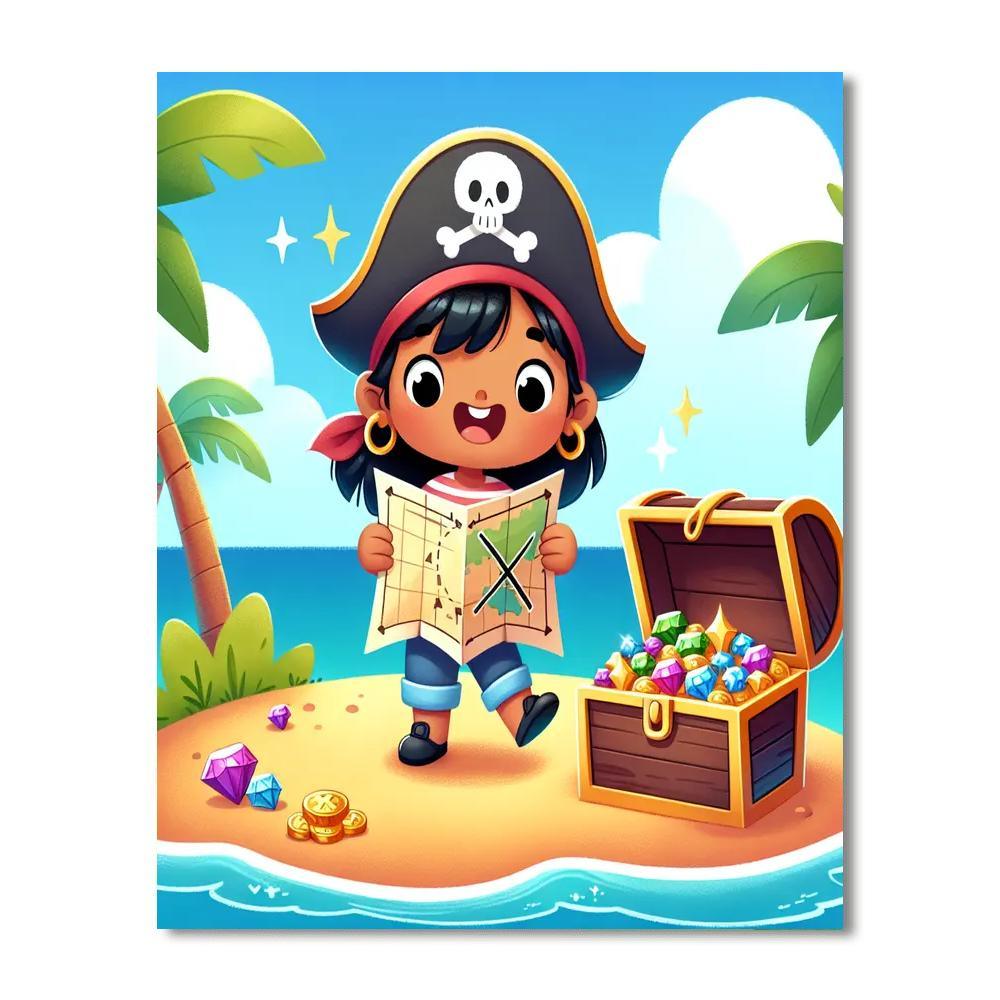Pirate Island Discovery Paint By Numbers Kits