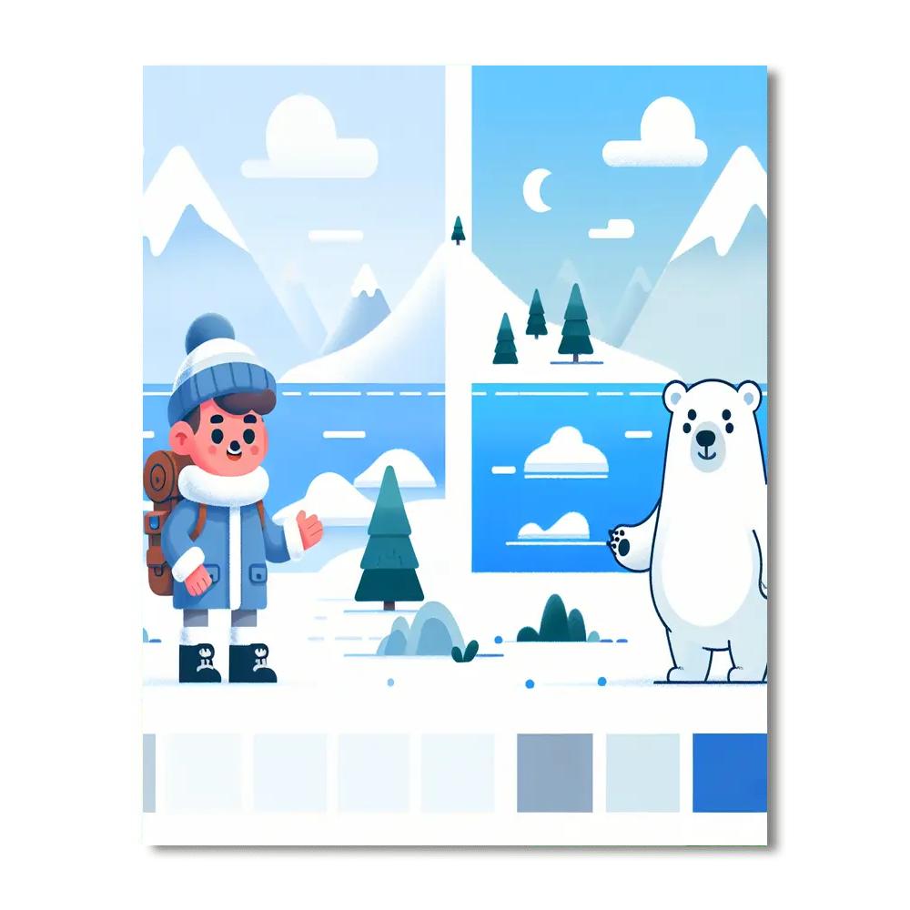 Winter Adventure Expedition Paint By Numbers Kits