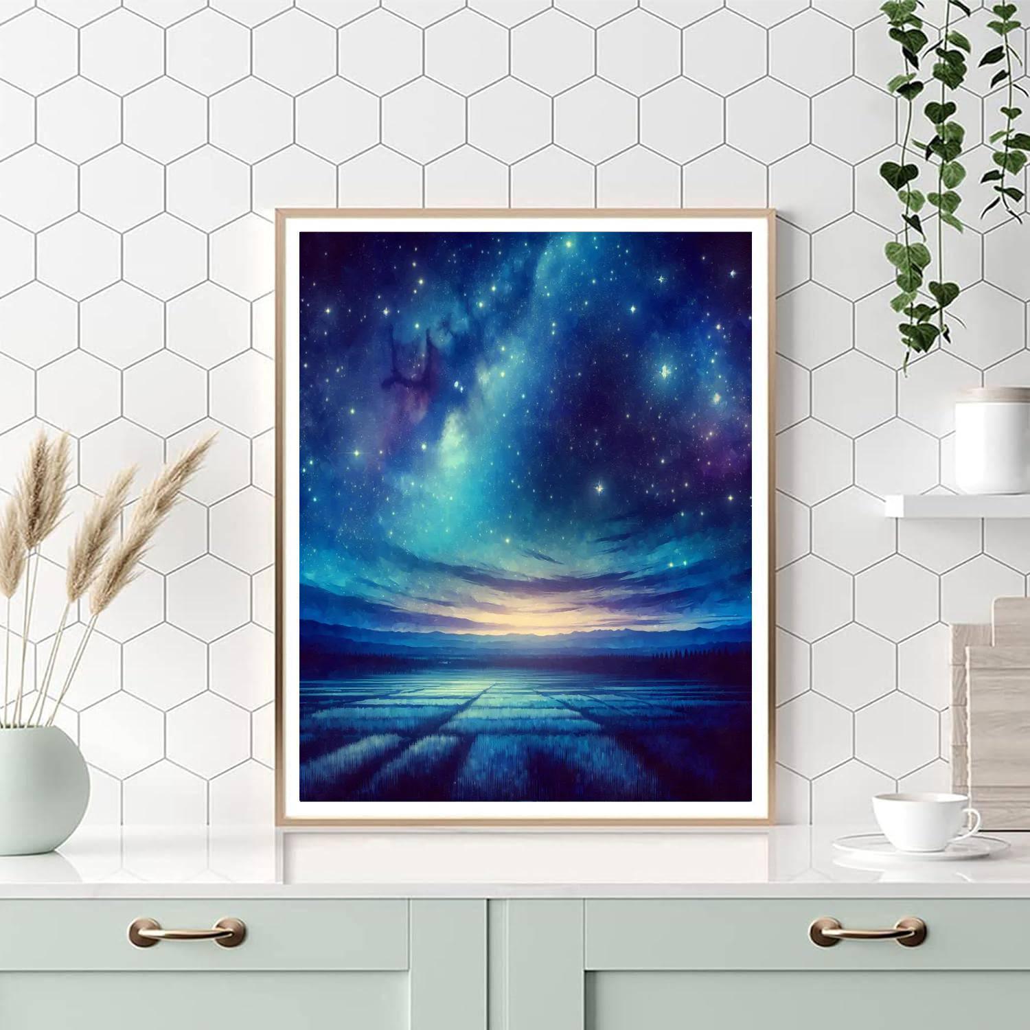 Luminous Field Of Stars DIY Paint By Numbers