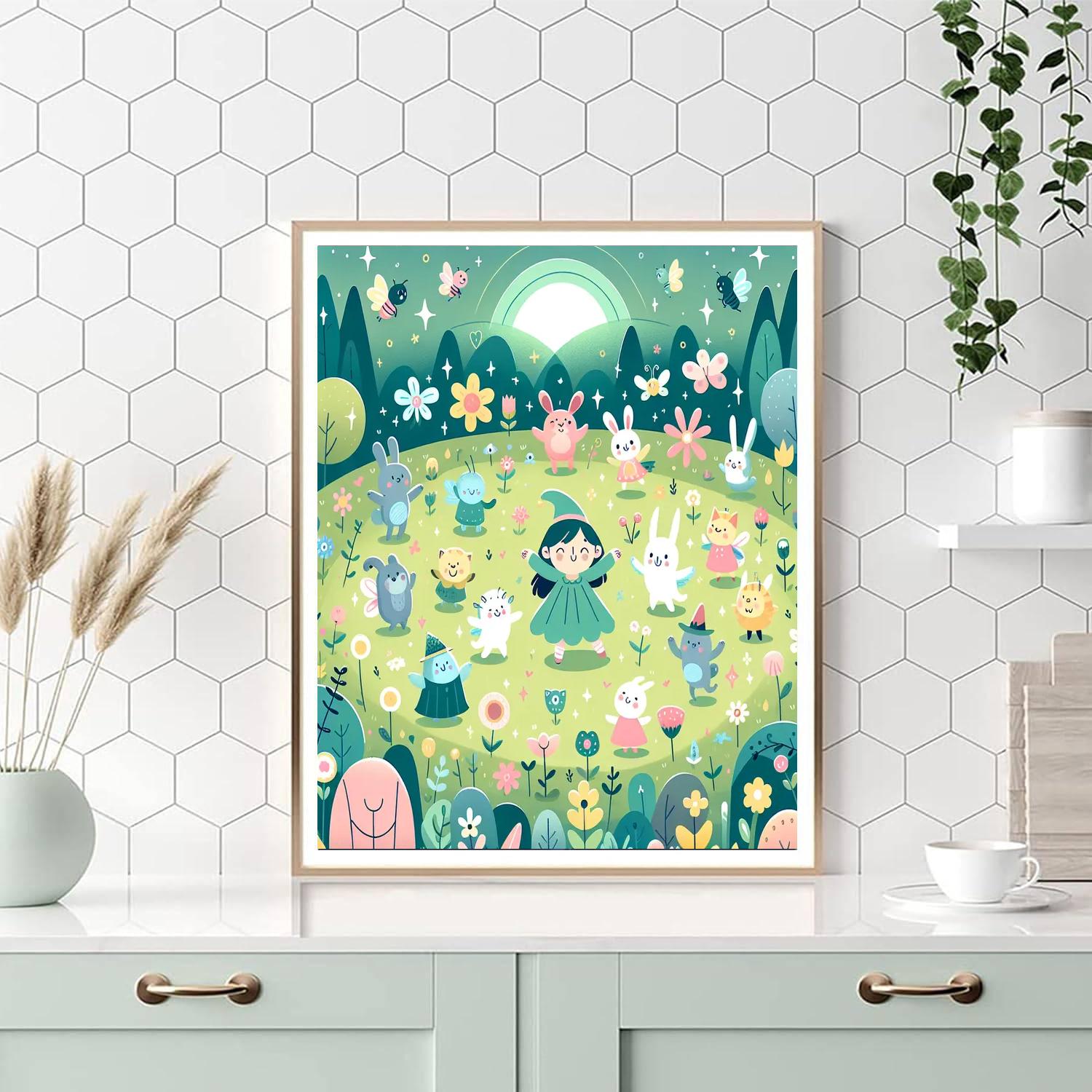 Magic Meadow Mirth Paint By Numbers Art