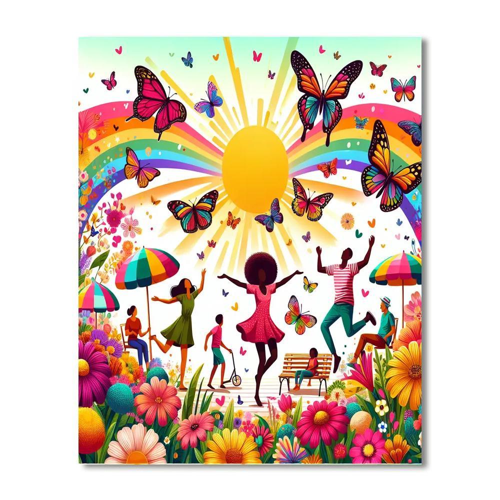 Radiant Summer Day Paint By Numbers Kits