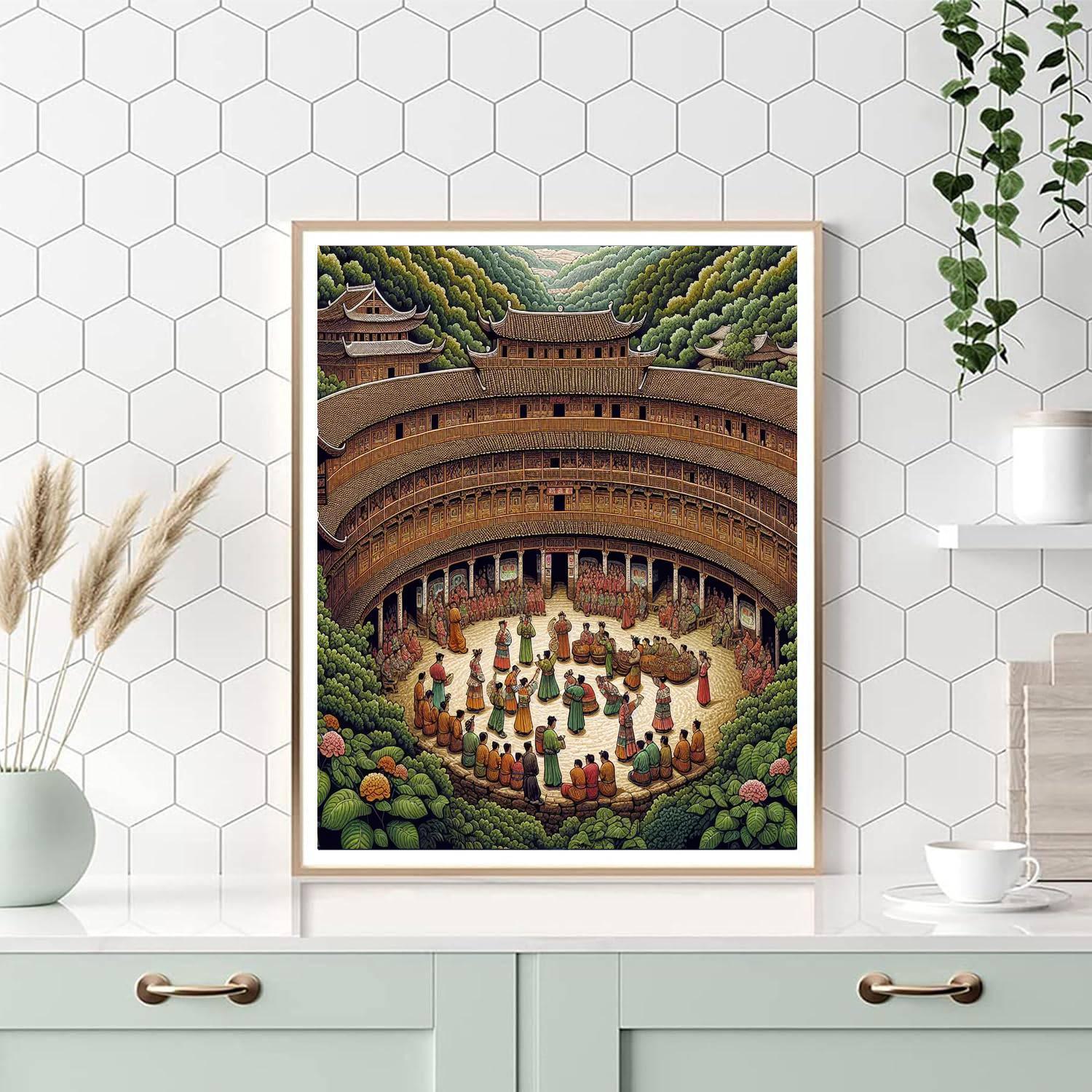 Fujian Tulou Open Festival - China Paint By Numbers