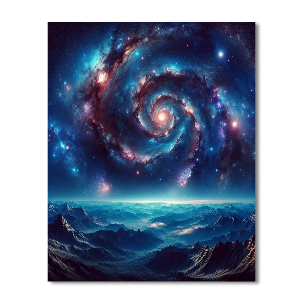 Mystical Starry Night Numbered Painting Kits