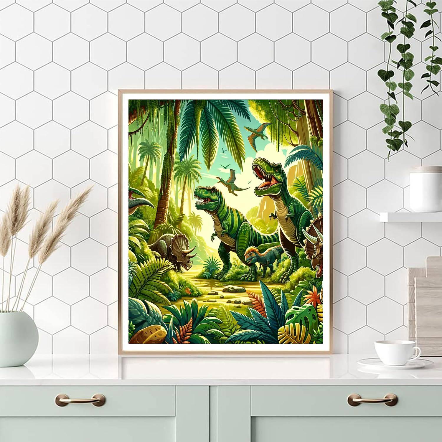 Dinosaur Explorer's Expedition Paint By Color