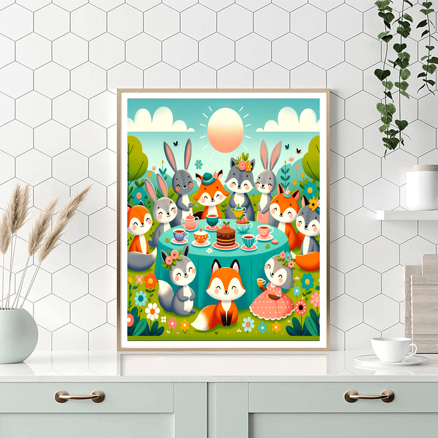 Sweet Tea Party Paint By Color