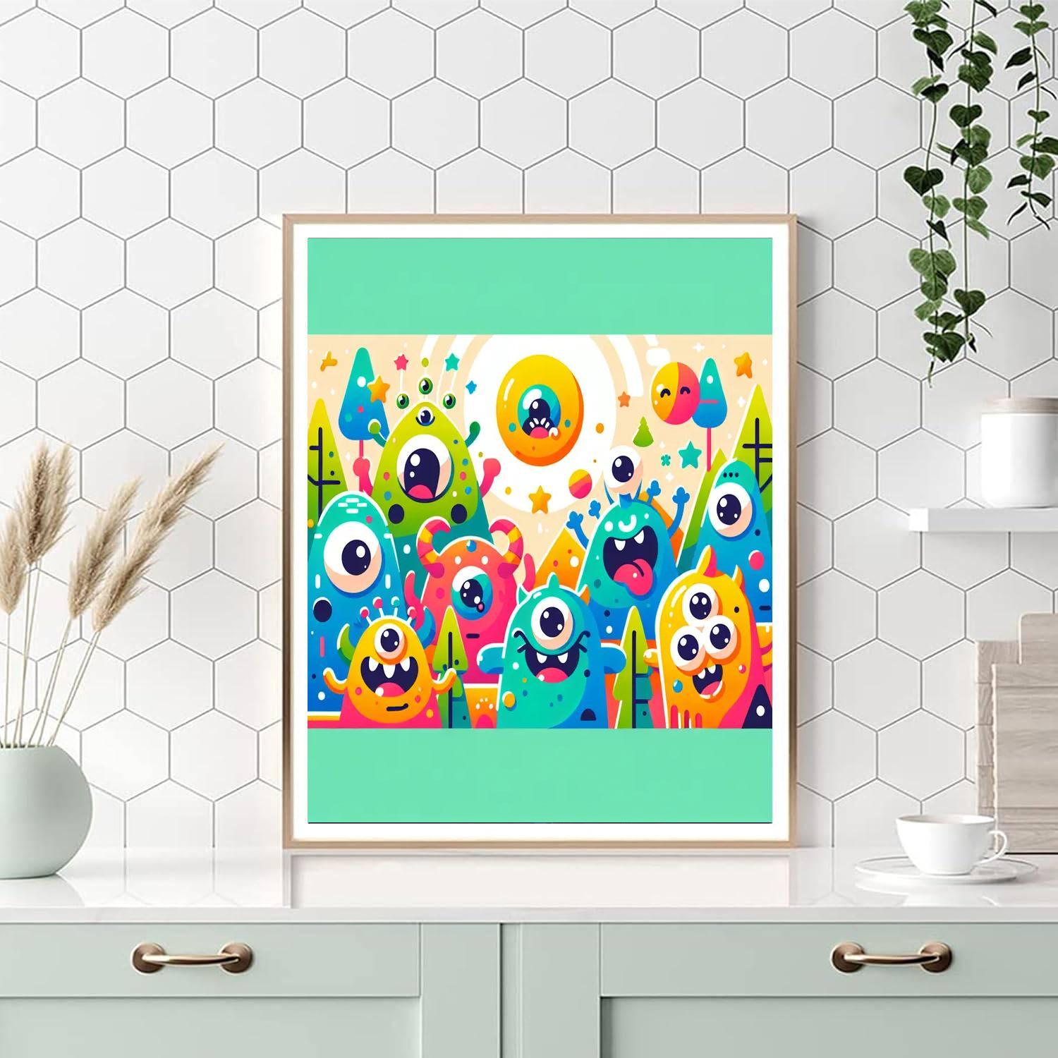Silly Monsters Unite Paint By Numbers Kits