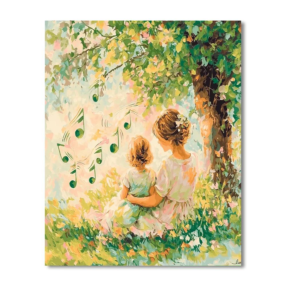 Mothers And Their Melodies Number Painting