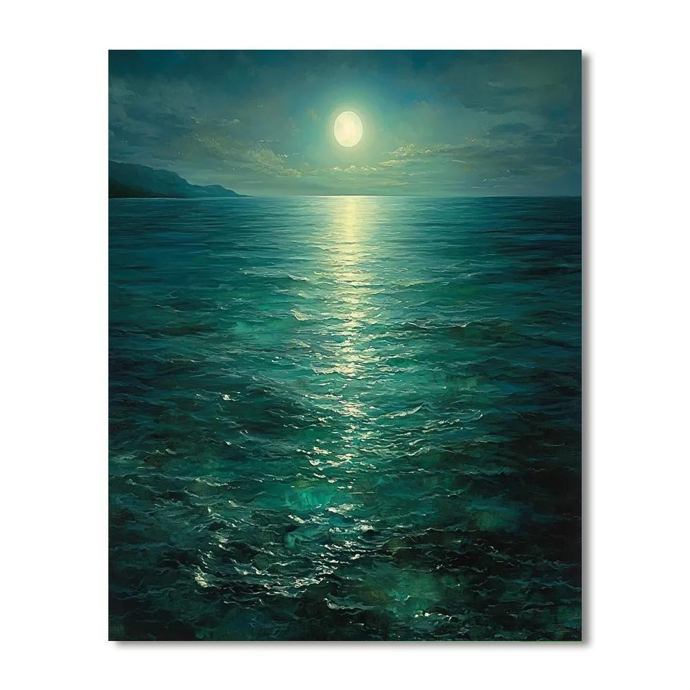 Caravaggio Inspired Eclipse Of Silent Seas  DIY Paint By Numbers