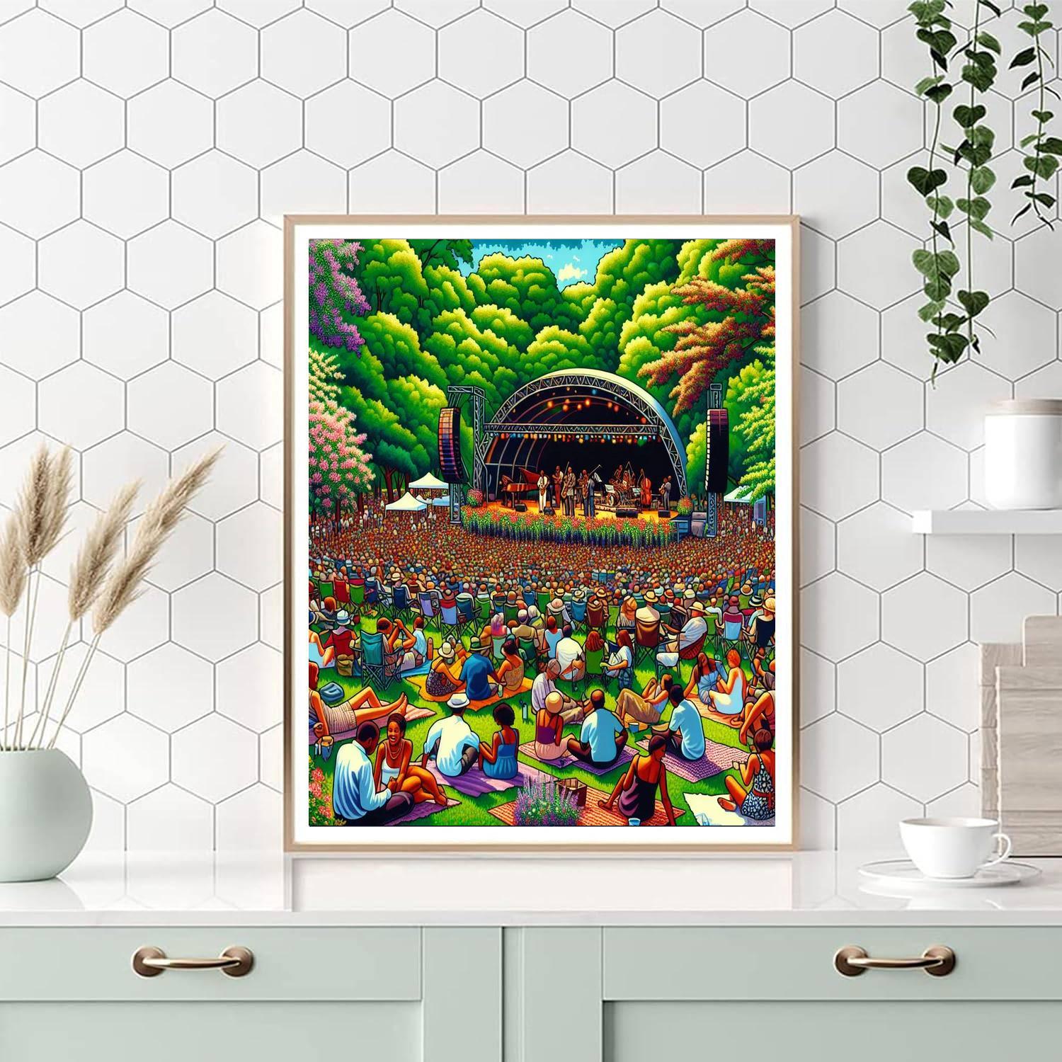 Jazz In The Park Festival - Denmark Paint By Number