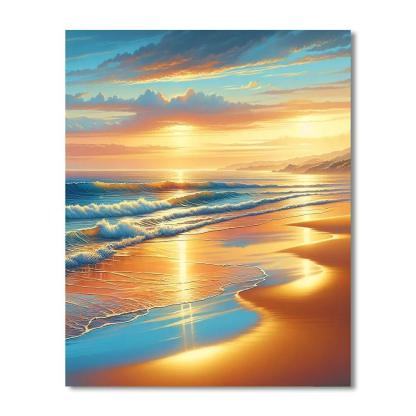 Charming Seaside Paint By Number