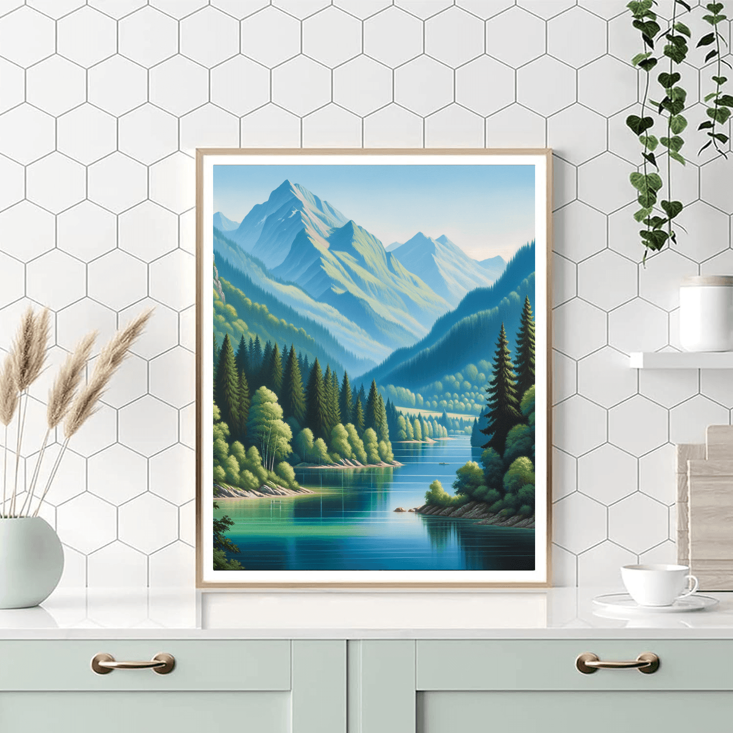 Nature's Peaceful Refuge DIY Paint By Numbers