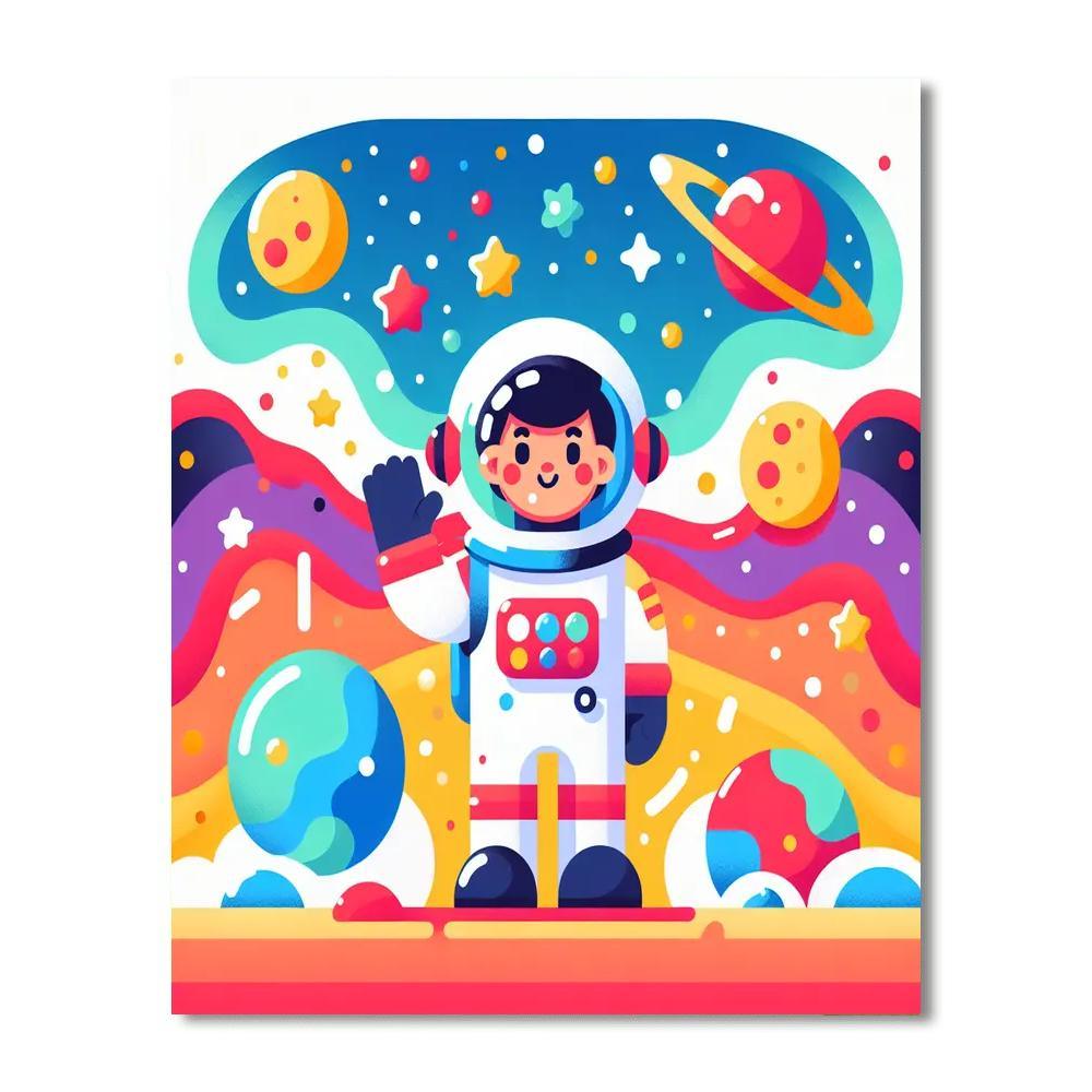 Galactic Explorer's Adventure Paint By Numbers Kits