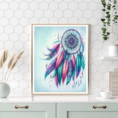 Mystical Dream Catcher DIY Paint By Numbers
