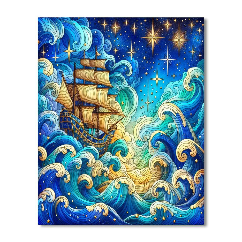 Fantasy Ocean Expedition Paint By Numbers Kits