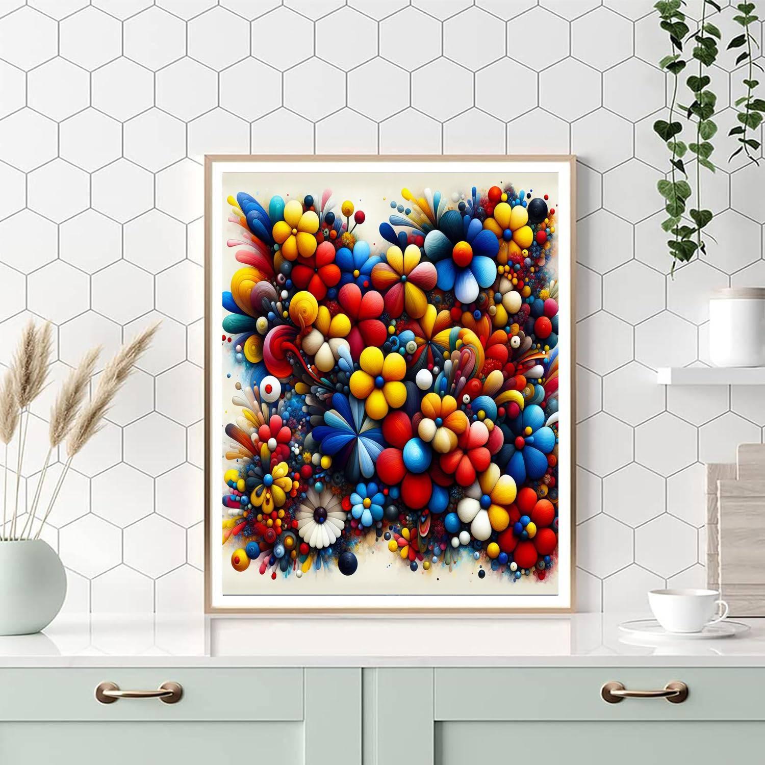 Floral Fantasia Whimsy Numbered Painting Kits