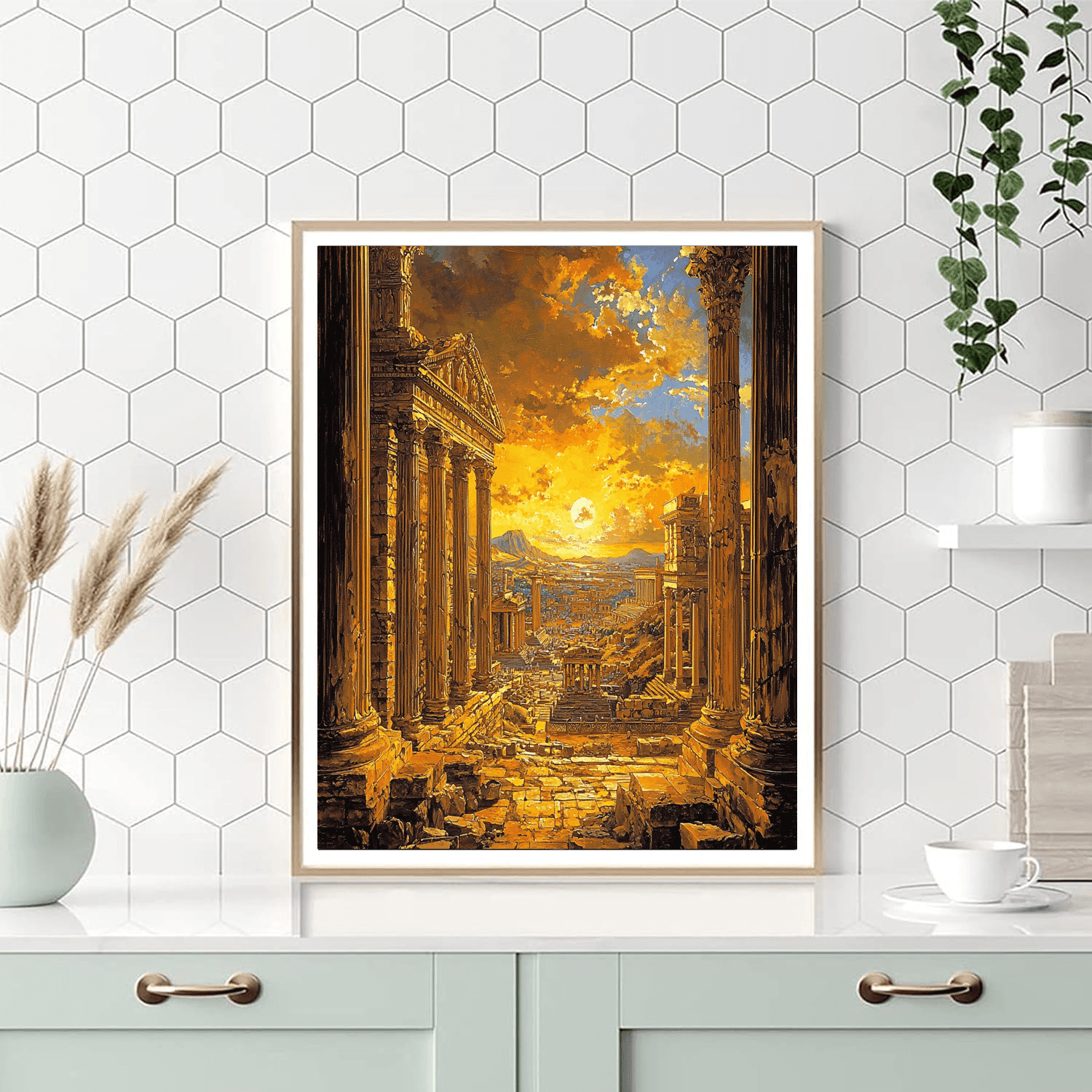 Giovanni Paolo Panini Inspired Historical Cities  DIY Paint By Numbers