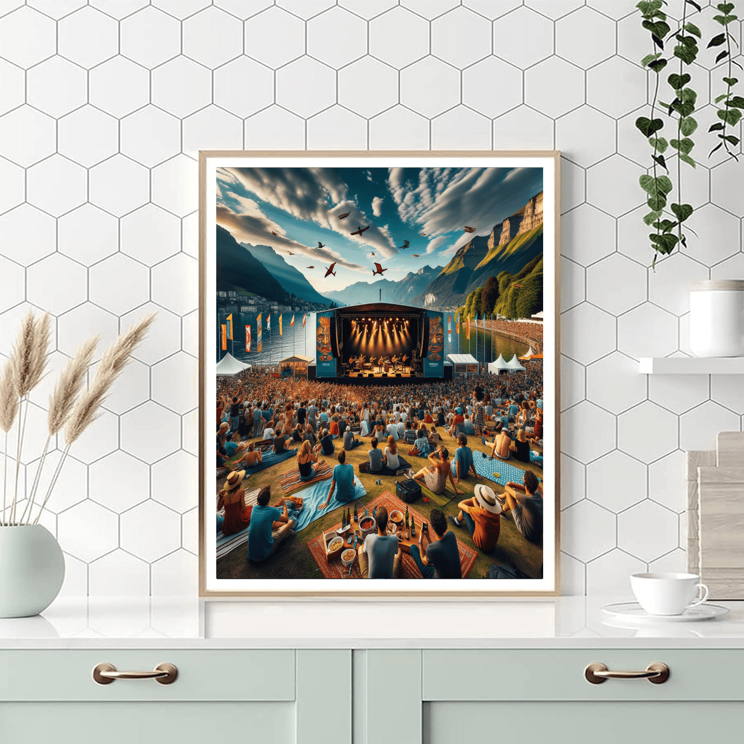 Montreux Jazz Festival - Switzerland Numbered Painting Kits