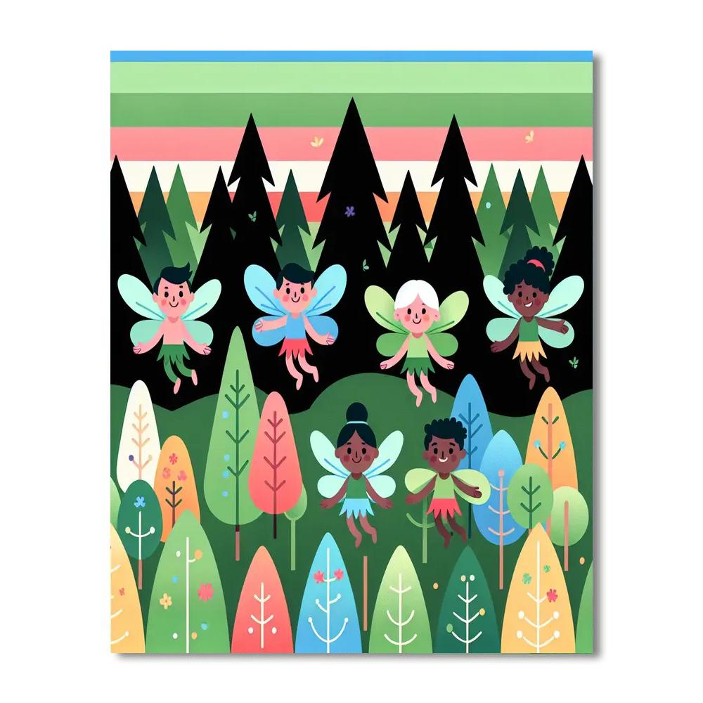Fairy Forest Adventure Paint By Numbers Kits
