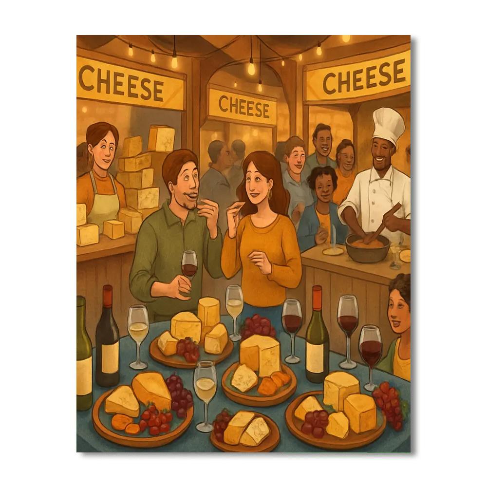 Artisan Cheese Festival - United States DIY Paint By Numbers