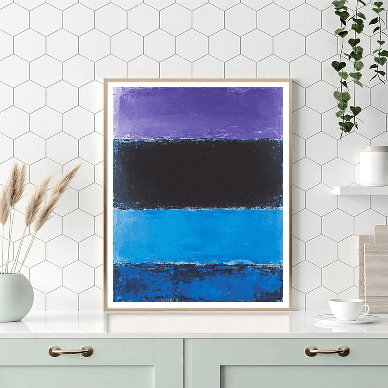 Mark Rothko Inspired Rothko's Celestial Layers  Paint By Numbers Art