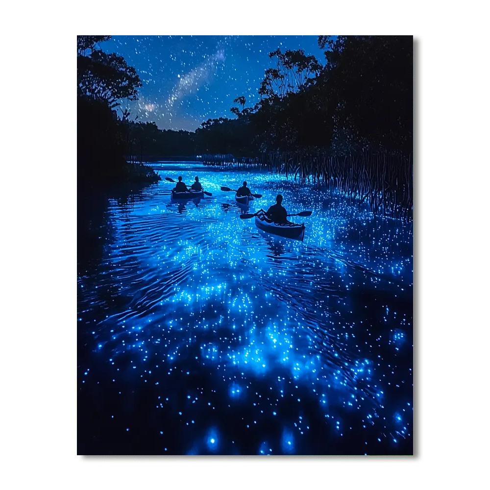Bioluminescent Mosquito Bay Numbered Painting Kits