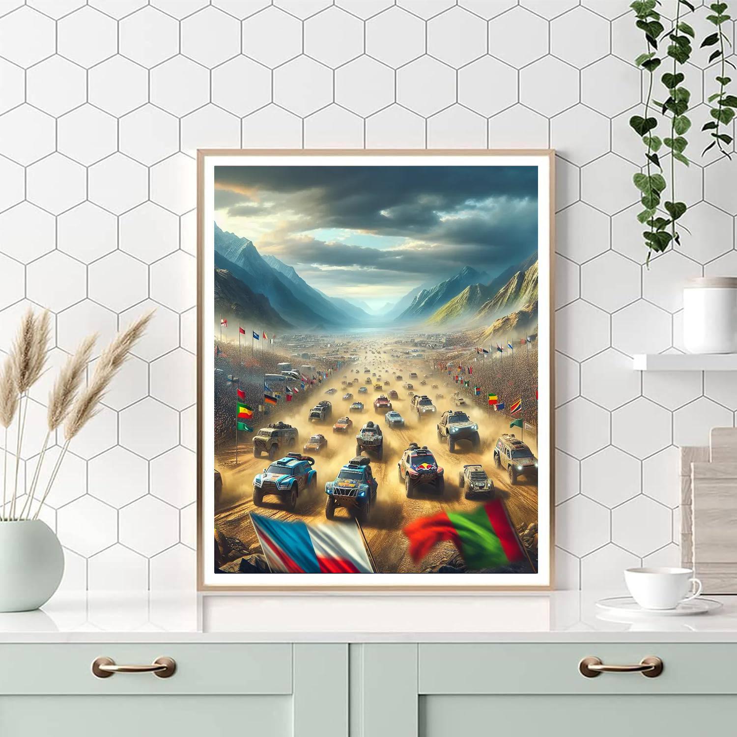 Dakar Rally - Senegal Paint By Numbers Art