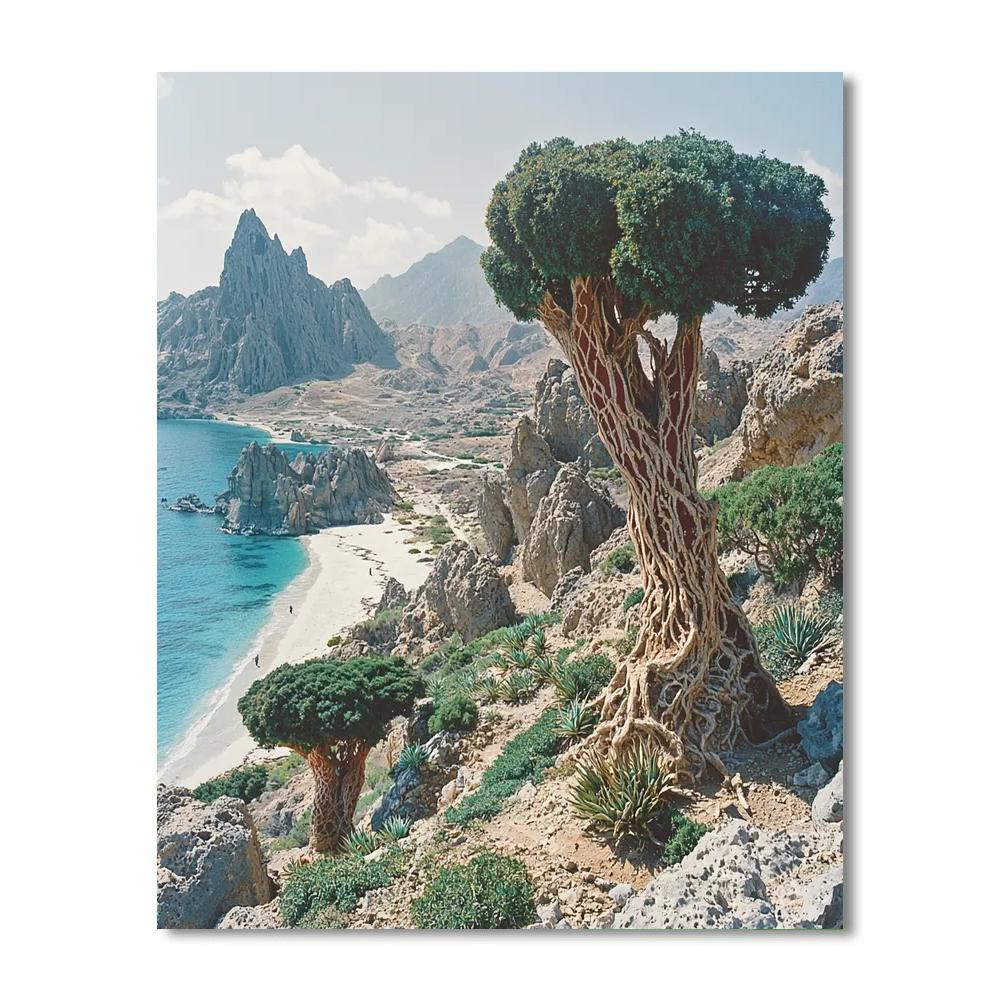Socotra Island Number Painting